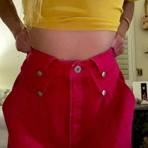 vintage red wrangler jeans size 24